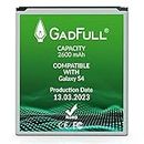 GadFull Batterie Compatible avec Samsung Galaxy S4 | 2023 Date de Production | Correspond à d'origine l'EB-B600BE | Lithium-Ionen-Batterie Compatible avec Galaxy S4 i9500 et LTE i9505