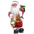 Décorations De Noël,Santa Claus Figure Twisted Hip Wiggle Singing Jouets Électriques,Pour Home Dancing Singing Santa,Décor De Fête D'ornement De Noël,B