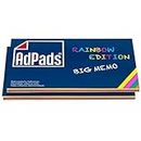 AdPads® elektrostatisch selbstklebende Haftnotiz-Moderationskarten, Rainbow Edition Big Memo | 170 x 100mm, 200 Blatt, Bunt | Mixed Static Sticky Notes