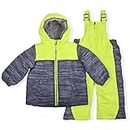 Arctic Quest Boys Snowsuit, Lime Green, 7