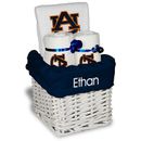 White Chad & Jake Auburn Tigers NCAA Personalized Small Gift Basket