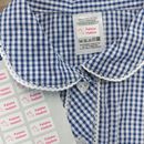 30 Small Just Stick Clothing Name Labels for School, Day Care and Camp