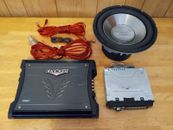 Pioneer headunit, 10" Infinity subwoofer, and Kicker 300W Mono Sub Amp + extras