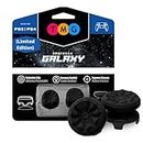 TMG PS5/PS4 Controller Analog FPS Extenders Thumbstick Galaxy with 2 High Rise Convex 1 High-Rise,1 Mid-Rise for PS4/PS5 Controller-Black