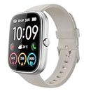 Reloj Inteligente Hombre Mujer, 1.91'' Smartwatch con Llamadas Bluetooth, 110+ Deportivos Pulsera Actividad con Pulsómetro/Monitor de Sueño/Podómetro,Impermeable IP68 Smart Watch para Android/iOS-2024