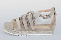 Chaussures pour Femmes REBECCA WHITE 37 Ue Sandales Beige en Daim DP505-37