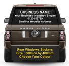 CAR Rear Window Stickers Advertising Vinyl Car Lettering Graphics Decals design