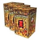 Lil' Nitro The World's Hottest Gummy Bear by GiftWorld- Hot & Spicy Candy - 1 Bear is equal to 900 Jalapenos - Fiery Challenge - Pack of 3