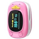 Child Pulse Oximeter, Oxygen Monitor for Kids Baby and Blood Oxygen Saturation Heart Rate Monitor with Automatic Shut-Down, One Directions OLED Display, Include 2 X AAA Batteries