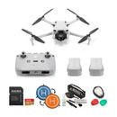 DJI Mini 3 Drone with RC-N1 Remote & Memory Kit (Fly More Combo) CP.MA.00000610.01