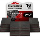 Non Slip Furniture Pads X-PROTECTOR – 16 PCS Furniture Grippers 2 1/2" - Idea...