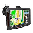 GPS Navigation for Car 7 Inch Vehicle GPS Navigation 8G Memory Portable Truck Navigator HD Touch Screen North America Lifetime Maps Update for Free Latest in 2023 Contains USA, Canada, Mexico