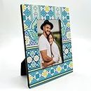 RAG28 Wooden Table Photo Frame For Home Decor | Photo Size: 4 X 6 Inches | Overall Frame Size: 8.5 X 6.5 Inches - PH15