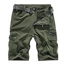Quick Dry Shorts Casual Men's Exercise Fitness Elastic Workout Hiker Running Gym Utility Short Sports Outdoor Recreation Gear