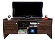 DeckUp Alvo Engineered Wood Tv Stand And Home Entertainment Unit (Wenge, Matte Finish), 60 Centimeters