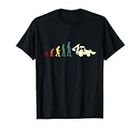 Evolution tractopelle homme humour engin de chantier vintage T-Shirt