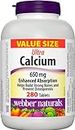 Webber Naturals Calcium Ultra, Enhanced Absorption, 280 Tablets, Helps Build Strong Bones, Vegan