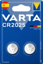 2x Pilas Varta de botón de litio de 3 V Electronics CR2025, pilas de botón