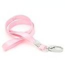 CKB LTD 10x Premium Pink Rosa Lanyard Band Halsband Neck Strap Swivel Metall-Klipp For ID Card Ausweiskartenhalter Holder 84cm