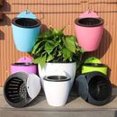 Automatic Water Absorbing Hydroponic Plastic Home Wall Mounted Potted Garde