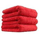 Chemical Guys MIC34103 Happy Ending Ultra Plush Edgeless Microfiber Towel, Red