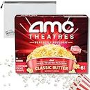 Movie Night Popcorn Bundle with (1) AMC Theatres Classic Butter Movie Theatre Popcorn Bundle - 2.7oz Bags - 6 Total Bags of Microwave AMC Popcorn + (1) Going Organizer Bag