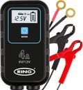 Ring Automotive RSC904-4A Smart Car Battery Charger, 6V & 12V Battery Maintainer