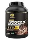 PVL ISOGOLD – Grass Fed - Premium Isolate 100% Whey Protein Shake – Enzyme Fortified - Triple Milk Chocolate - 2.27 kg