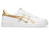 ASICS Womens Japan S White/Pure Gold Sneakers - 9 UK (1202A478.100)