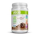 Vega Essentials Nutritional Shake Chocolate (17 Servings, 613g) - Plant Based Vegan protein, Non Dairy, Keto-Friendly, Gluten Free, Non GMO