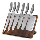 7Pcs TURWHO Kiritsuke Chef Knife Block Set German Steel Kitchen Santoku Cleaver