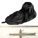 Yosoo Health Gear Kayak Spray Skirt, Universal Kayak Spray Skirt Waterproof Canoe Skirt Cover Accessories for Sit Inside Kayaks(Black)