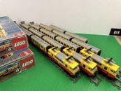 RARE! LEGO TRAIN 7740 7815 7820 7864 | 12V | TWO BOX + INSTRUCTIONS + RAILS