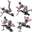 BODY RHYTHM Ab Workout Machine with LCD Monitor for Home Gym,Foldable Sit-Up Bench, Full Body Exercise Equipment for Leg,Thighs,Buttocks,Rodeo,Sit-up Exercise.