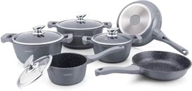 Royalty Line 10 pz Cookware Sets - colore grigio