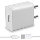 Fast Charger for Nokia Lumia 1520 Charger Original Mobile Wall Charger Fast Charging Android Qualcomm 3.0 Charger Hi Speed Rapid Fast Charger with 1.2m Micro Cable - (White, 3.0, RV.H2)