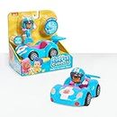 Bubble Guppies Molly's Fin-tastic Racer, 4-inch Molly Figure and matching Fin-tastic Racer, Blue, Kids Toys for Ages 3 Up by Just Play