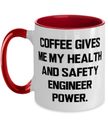 Único Ingeniero de Salud y Seguridad Regalos Café Ingeniero de Salud y Seguridad Dos