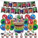 Garten of banban Birthday Party Supplies, Garten of banban Party Decorations Included Birthday banner, Cake Topper, Cupcake Topper, Balloon