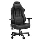 Anda Seat Dark Demon Dragon Gaming Chair for Adults - Ergonomic Video Game Chairs, Reclining Office Computer Chair, Neck & Lumbar Back Support - Large Black Premium PVC Leather Desk Chair