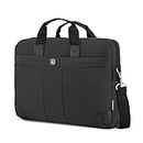 SWISSGEAR Lightweight 15.6" Laptop, Tablet and Legal-Size File Laptop Bag/Briefcase , Black