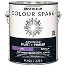 Colour Spark Exterior Paint in Satin black, 3.78L