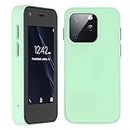 XS13 Mini 3G Smartphone Unlock, 2.5 inch Pocket Student Mobile Phone Child Cellphone for Android 6.0, 1GB 8GB, 2MP 5MP, WiFi, BT, GPS (Green)