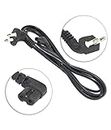 UZON® Power Cable/Cord/Plug for PS2 PS3 PS4 Xbox One S and Xbox One X Consoles (Cable Only)