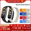 Globale Version Xiaomi Mi Band 8 Smart Armband Bluetooth 5 1 Bluts auer stoff Fitness Traker