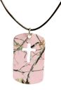 Realtree APC Pink Camo Camouflage CutOut Cross Crucifix Necklace Pendant Jewelry