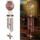 Wind Chimes for Outside 38" Hummingbird Solar Wind Chimes Outdoor Gifts for Mom Hanging Solar Lantern, Garden Decor Wind Chime for Patio Yard, Christmas Windchimes Outdoors Gifts for Women Grandma
