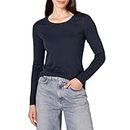 Amazon Essentials Women's Long-Sleeve Lightweight Crewneck Jumper (Available in Plus Size), Navy, M