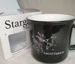 Sagittarius Coffee Mug Creaturecups Star Gazer Black And White Star Sign Gift