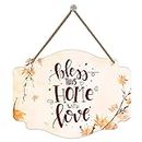 Artvibes Home Quote Wooden Wall Hanger for Home Decor | Office | Gift | Bedroom | Living Room | Wall Accents | Wall Art | Wall Hangings Home Decoration | Art Items (WH_3607N)